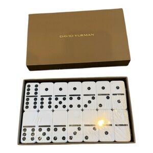 David Yurman Black and White Domino Set - rare